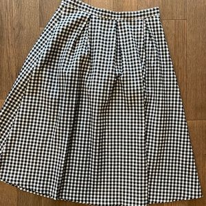 Topshop gingham skirt